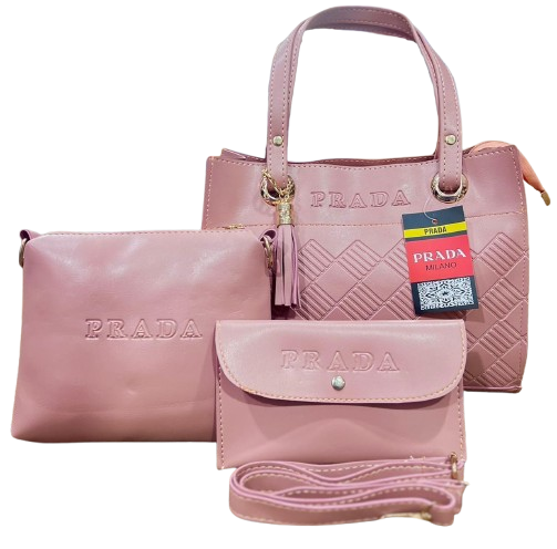 Three Piece Hand Bag for Ladies & Girls | Export Quality